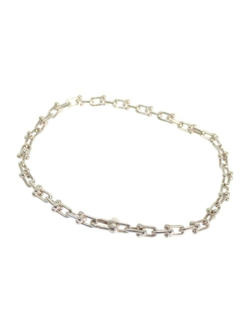 Tiffany & Co Microlink Large 925 Sterling Silver Bracelet